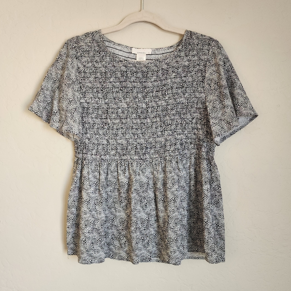 Urban Romantics Peplum Blouse M